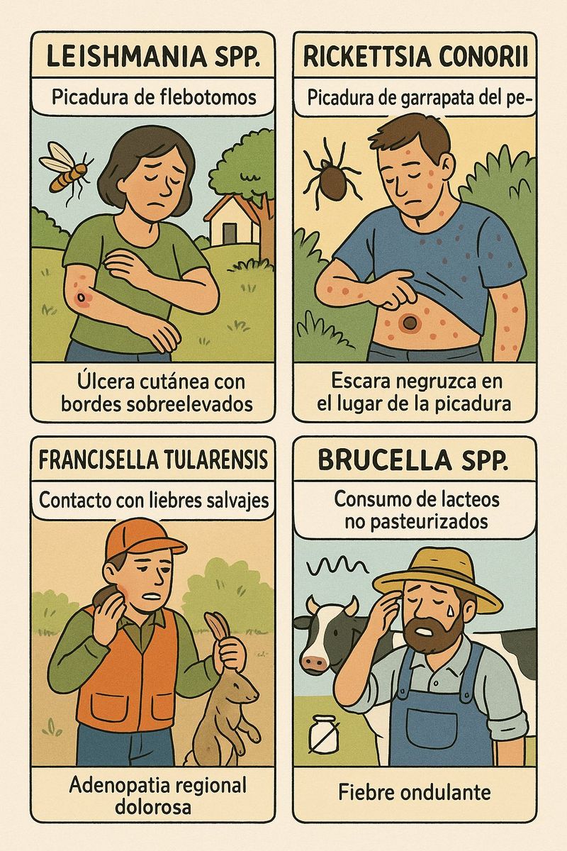 Zoonosis según el contacto